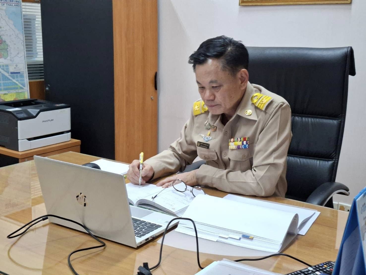 title - ผู้ตรวจราชการ ส.ป.ก. ประชุมตรวจติดตามโครงการก่อสร้างฝาย ค.ส.ล. คลองมะค่าไก่ ในเขตปฏิรูปที่ดิน จังหวัดสุโขทัย